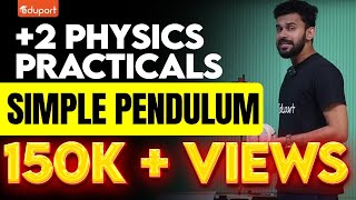 Plus Two Physics Practicals  Simple Pendulum  Eduport Plus Two [upl. by Nuhsal]