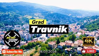 Stari Grad Travnik 4K  snimak dronom 28072024 by Memo drone [upl. by Eveivaneg]