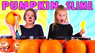 Dont Choose the Wrong Pumpkin Slime Challenge [upl. by Amiarom408]