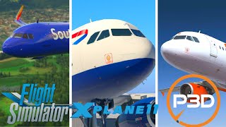 FS2020 vs XPlane 11 vs P3D｜Price Graphics Performance [upl. by Poulter]