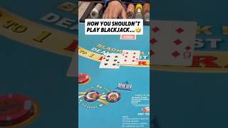 Is splitting this hand a smart move Let’s find out casino blackjack gambling lasvegas comedy [upl. by Theis]