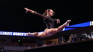 Chloe Widner posts best NCAA Championships score in Stanford history with 995 on beam  Gymnastics [upl. by Eima428]