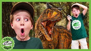 Dinosaurs amp Mystery Message in a Bottle  TRex Ranch Dinosaur Videos for Kids [upl. by Acisseg]