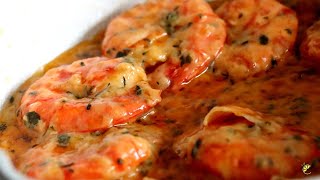 Garlic Butter Shrimp  Crevette au beurre dail  Easy Recipe  ZestyMu Style [upl. by Hite]