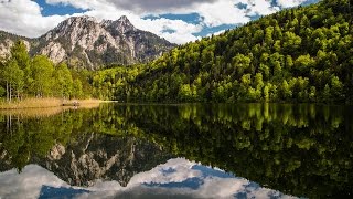 Der Schwansee bei Hohenschwangau im Allgäu [upl. by Airtemed]