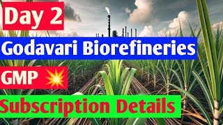 Godavari Biorefineries IPO GMP Godavari Biorefineries application status trending viral ipogmp [upl. by Swithbert]