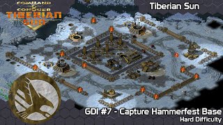 CampC Tiberian Sun  GDI 7  Capture Hammerfest Base on Hard Difficulty [upl. by Aneras]