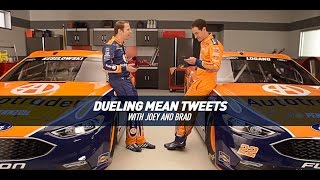 Dueling Mean Tweets with NASCAR Drivers Brad Keselowski amp Joey Logano [upl. by Dana]