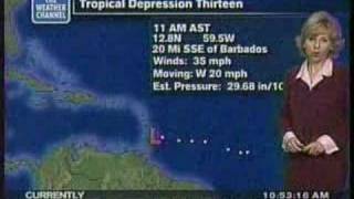 TWC Tropical Storm Isidore coverage 2002 Clip 4 [upl. by Kelcey]