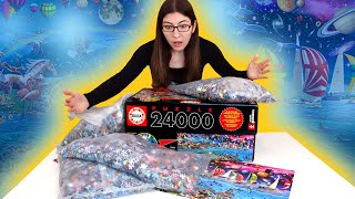 I BOUGHT MY DREAM PUZZLE 24000 Piece Puzzle  Part 1 of 6 [upl. by Ecirtnuahs]