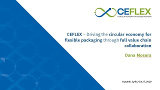 A Circular Economy for Flexible Packaging  CEFLEX  Dynamic Cycle Institute [upl. by Zsamot]