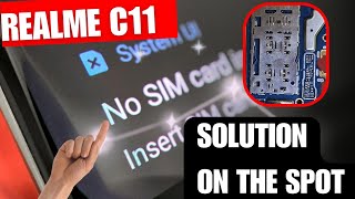 all realme c11 new  model no sim card problem solution only one jumper mobilerepair icfixer [upl. by Adnuhser]