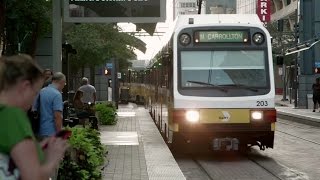 Texas cities reap economic boon from light rail [upl. by Lleksah369]