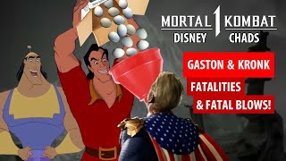 MK1 All Gaston Fatalities amp Fatal Blow  ft Kronk as the Kameo [upl. by Teemus]