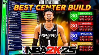 The Only Shooting Center Build You Need On NBA 2K25 [upl. by Stephani]