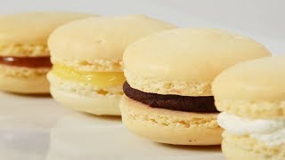 French Macarons Recipe Demonstration  Joyofbakingcom [upl. by Scot]