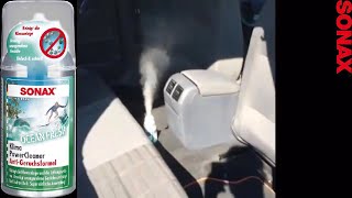 Auto Geruchsentferner mit SONAX KlimaPowerCleaner  Antibakteriell [upl. by Claudy]