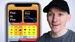 How to Use Widgetsmith Custom Widgets in iOS 14 [upl. by Sugirdor260]