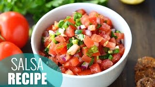 How to Make Salsa  Easy Homemade Salsa Recipe [upl. by Telocin]