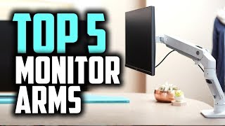 Best Monitor Arms in 2019  For Comfortable Gaming amp Working Sessions [upl. by Auqcinahs]