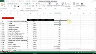 Excel  PLAN COMPTABLE SYSOAHDA avec filtre [upl. by Ardnaik]