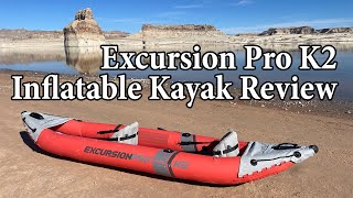 Excursion Pro K2 Inflatable Kayak Pros and Cons Review [upl. by Eseer168]