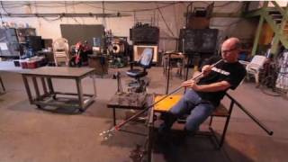 How to Use a Blow Pipe  Glassblowing [upl. by Ahsen]