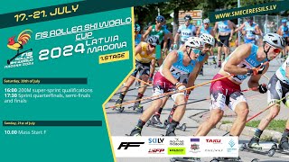 FIS Rollerski World Cup 2024 Madona Mass Start JW SW JM SM [upl. by Akenor626]