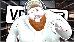 CASEOH BANS PEOPLE IN VRCHAT FT ChrisQuitsReality  VRChat Funny Moments [upl. by Eislel558]