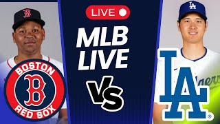 🔴BOSTON RED SOX VS ANGELES DODGERS l MLB EN VIVO [upl. by Aitnyc]