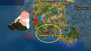 Snooty Steppes Challenge In Fortnite PETER GRIFFIN FROM HOUSEHOLD DUDE [upl. by Arne]