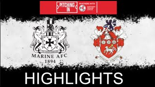 Marine AFC vs Liversedge FC Highlights [upl. by Aihsiym]