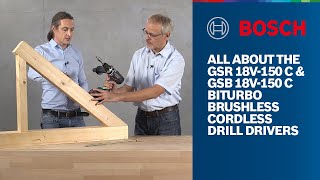 All about the GSR 18V150 C amp GSB 18V150 C BITURBO Brushless cordless drill drivers [upl. by Morita]