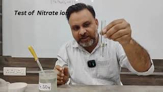 Brown Ring Test of nitrate ion [upl. by Fabe]