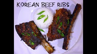 Korean Beef Ribs Oven Cooked and 100 Subscribers [upl. by Essilrahc871]