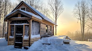 Snow Storm Slams Off Grid Cabin 17 Inches In 36 Hours [upl. by Humfrid]