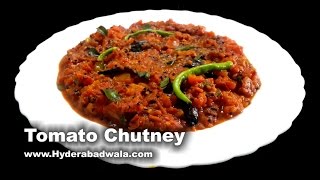 Tamate Ki Chutney Recipe Video – Hyderabadi Tomato Curry – Easy Simple amp Quick Cooking [upl. by Senga800]