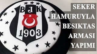 ŞEKER HAMURLU BEŞİKTAŞ YAŞ PASTASI YAPIMI  BEŞİKTAŞ ARMALI YAŞ PASTA [upl. by Samale143]