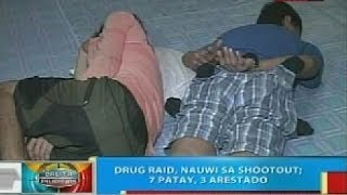 BP Drug raid sa Davao City nauwi sa shootout 7 patay 35 arestado [upl. by Elyssa]