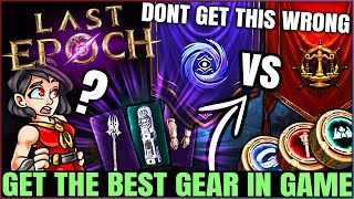 Last Epoch  Easy OP Gear  Circle of Fortune VS Merchants Build  Item Faction amp Prophecies Guide [upl. by Ynatterb]