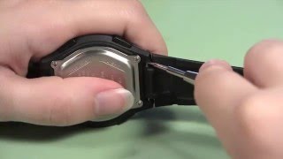 How to Change a Rubber Sport Watch Band [upl. by Etnwahs991]