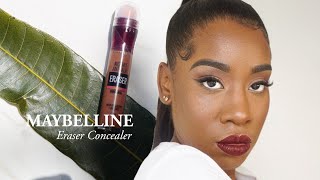 MAYBELLINE INSTANT ANTI AGE ERASER CONCEALER REVIEW [upl. by Asinla]