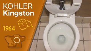 1964 Kohler Kingston Toilet Flush [upl. by Elaine119]