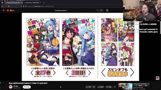 Noble reacts to Konosuba season 3 trailer [upl. by Sayre]