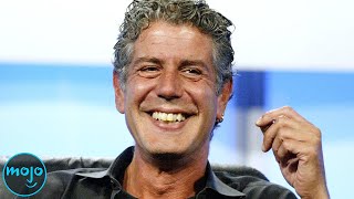 Top 10 Anthony Bourdain Moments [upl. by Neitsirk543]