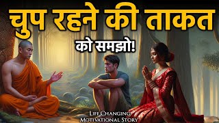 😡कम बोलने कि आदत डालो  Buddhist Story On POWER OF SILENCE Gautam Buddha Story [upl. by Yelats]