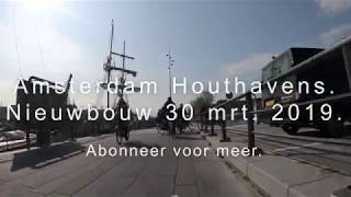 4K Door de straten van Amsterdam quotDe Houthavens quot 30 mrt 2019 [upl. by Vaas840]