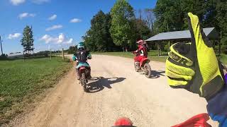 JG Ride 229  2023 Honda CRF250F vs 2022 Honda CRF250F acceleration race [upl. by Zimmermann]