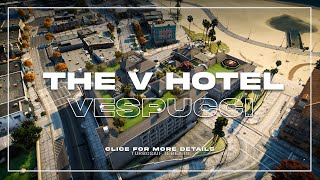 MAP The V Hotel Vespucci FiveM GTA 5 RP Exterior [upl. by Nywnorb]