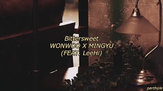 wonwoo x mingyu feat leehi  bittersweet english lyrics [upl. by Eelorac]